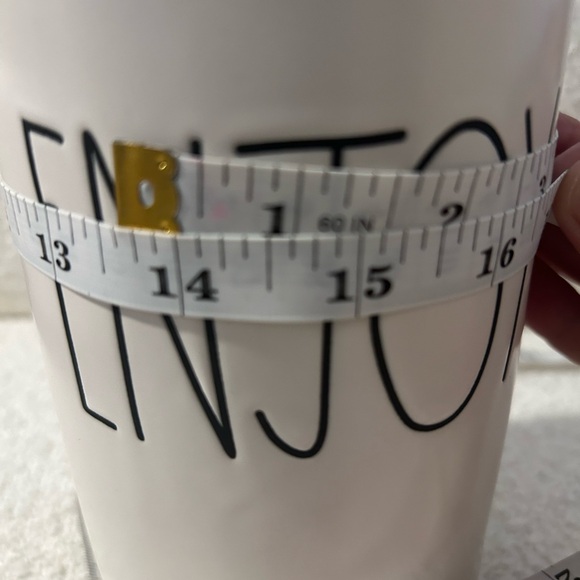 Rae Dunn White 'Enjoy' Canister - Picture 5 of 7